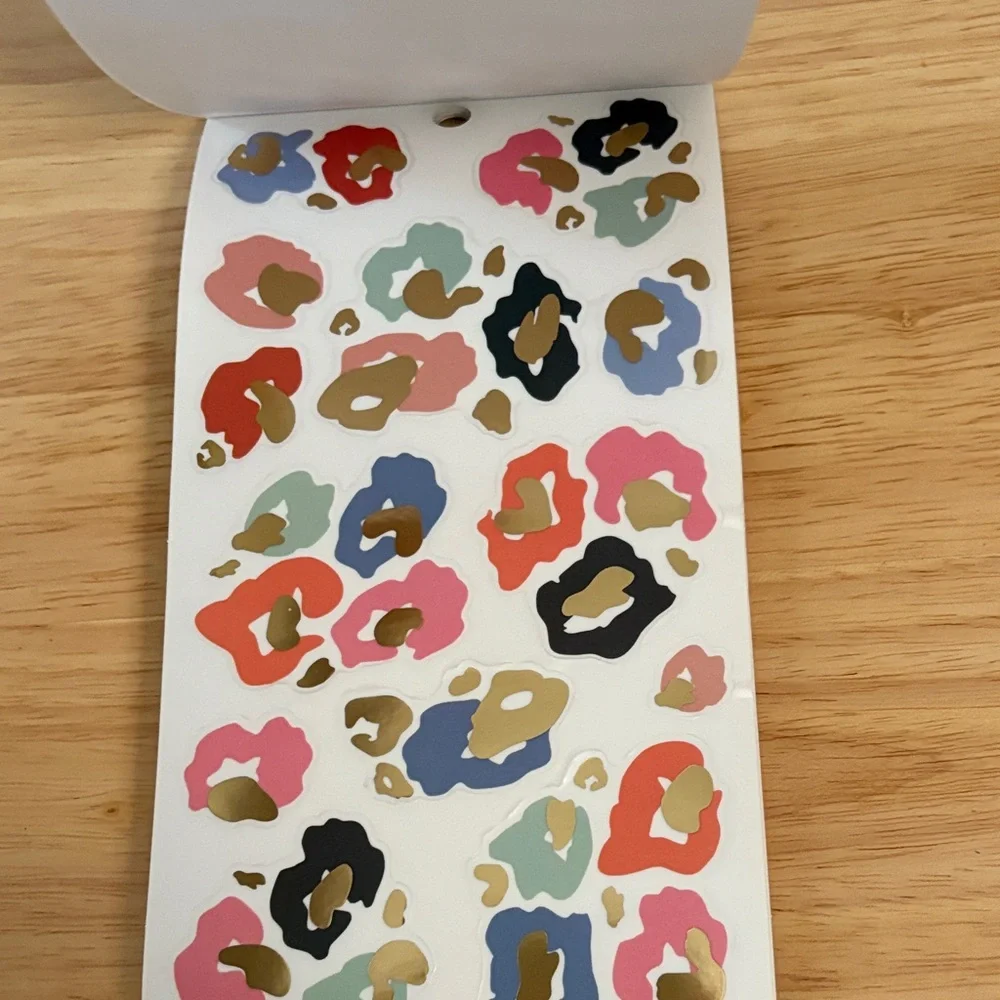 The Happy Planner Colorful Leopard Sticker Book. New